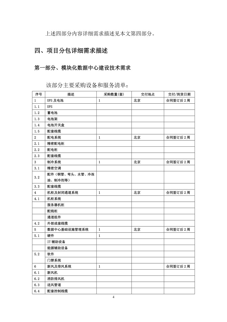 北京全媒体数据中心(融合云平台)建设项目招标文件-技术需求部分-15年_第4页