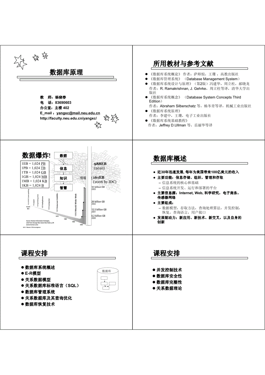 所用教材与参考文献 数据库原理_第1页