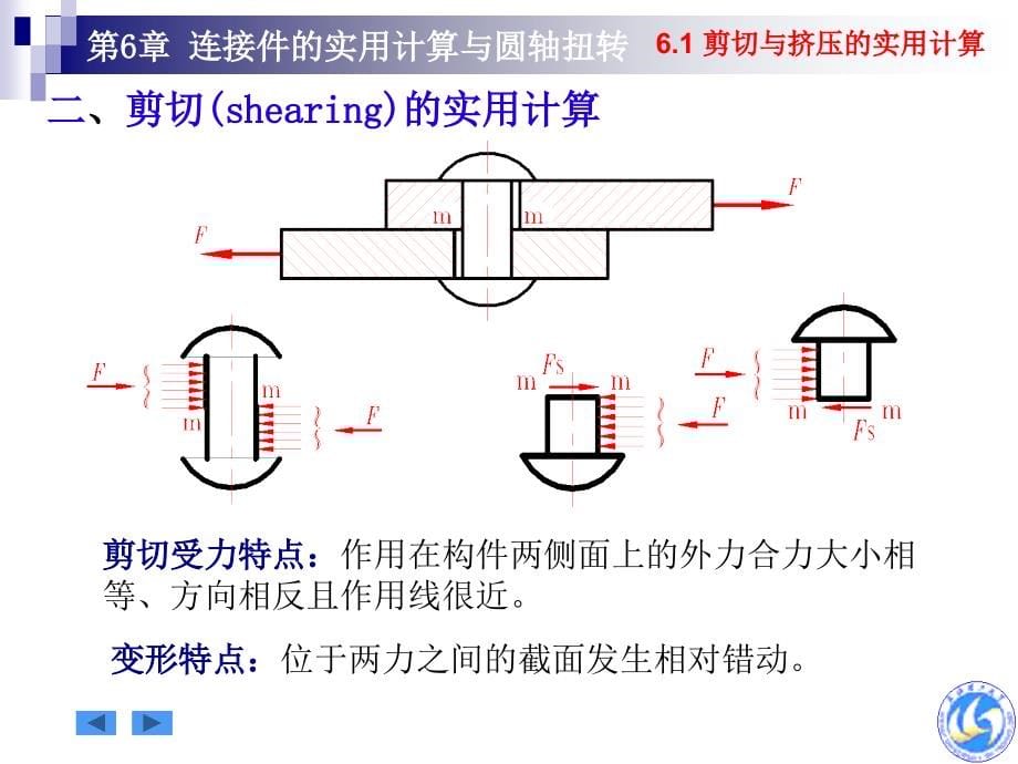 [材料科学]工程力学第6章 剪切与扭转_第5页