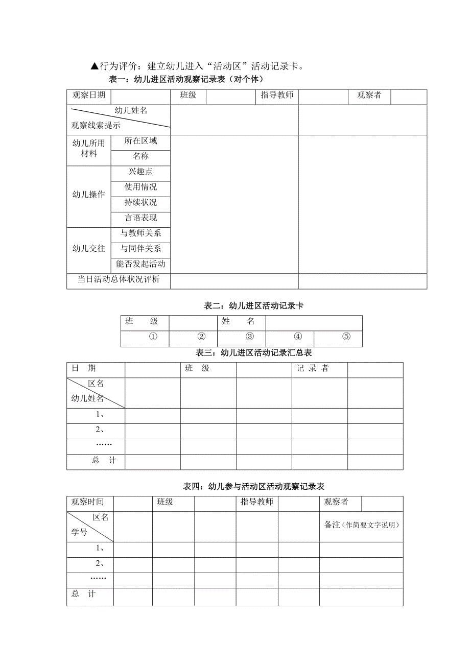 幼儿园活动区教育的研究与实践_第5页