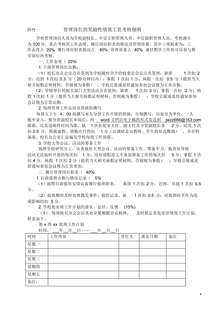 贾汪中专绩效考核实施方案草案_第4页