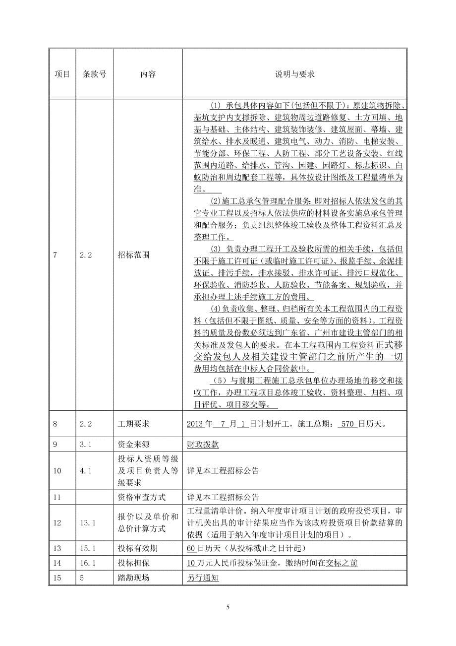 广东省检察院办案和专业技术用房扩建工程施工总承包_第5页