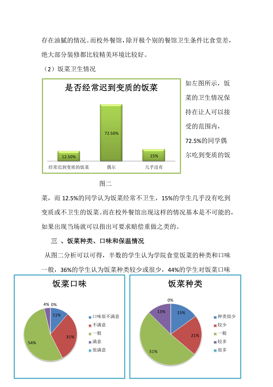 大学食堂与校外餐馆的比较分析_第3页