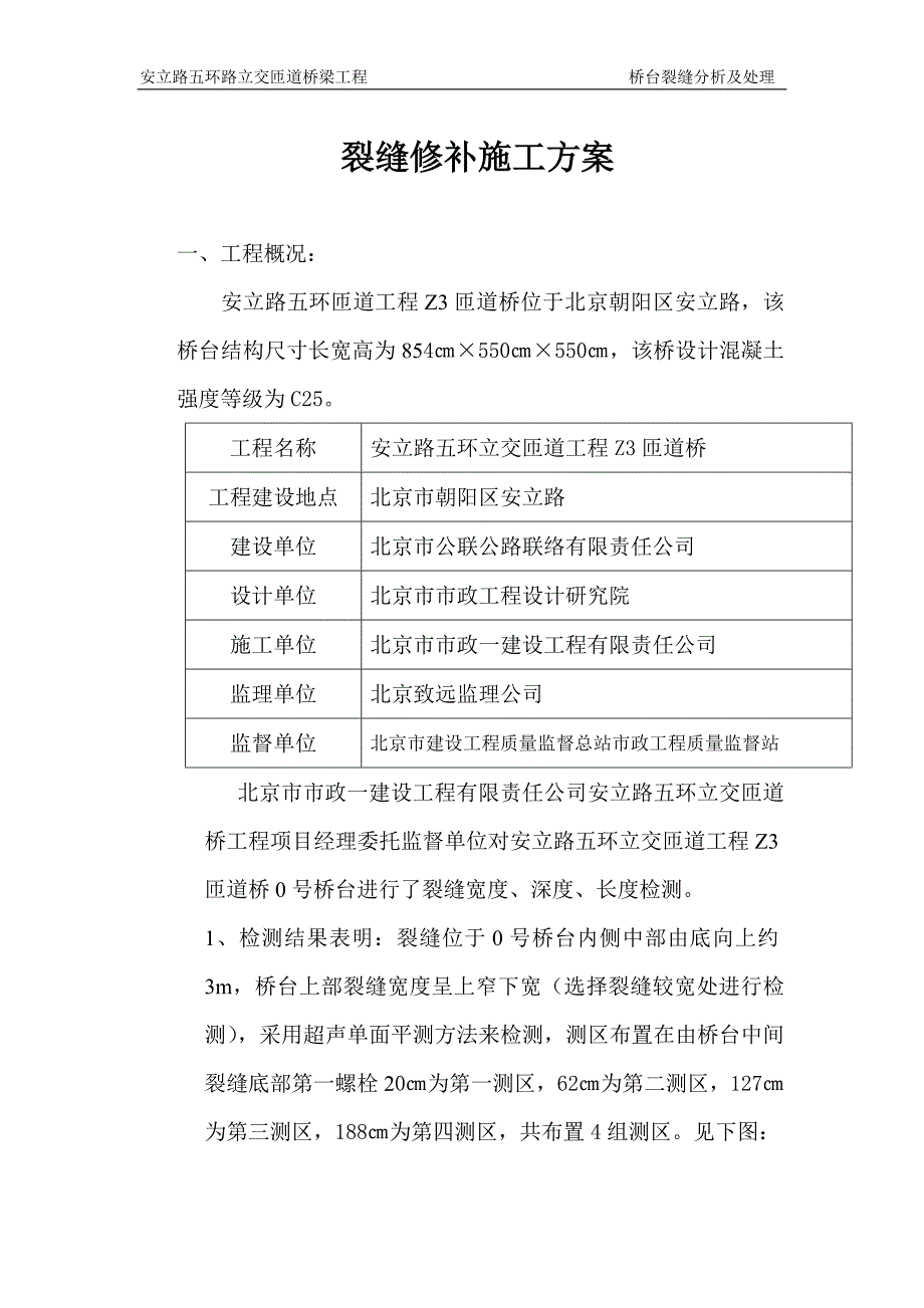 裂缝修补施工方案_第1页