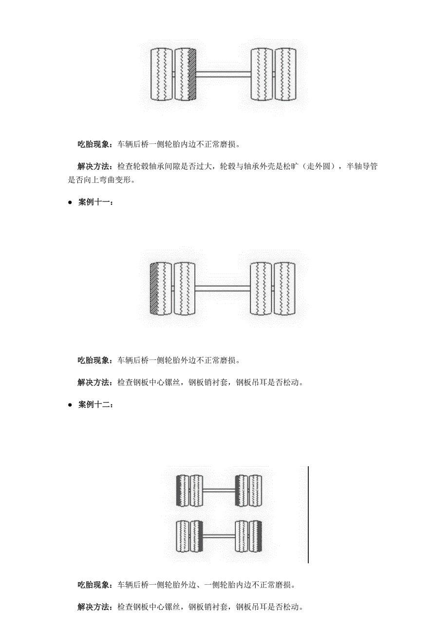 大型货车及客车常见吃胎现象及解决办法_第5页