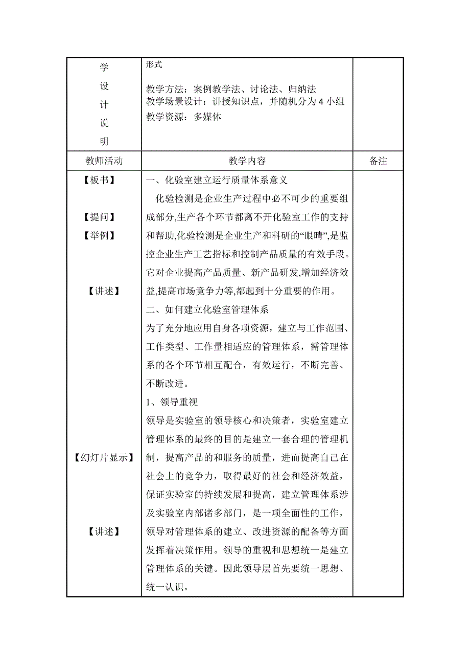 海西职校化验室质量体系教案_第2页