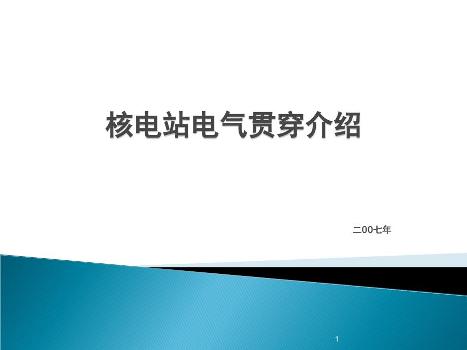 核电站电气贯穿件介绍_第1页