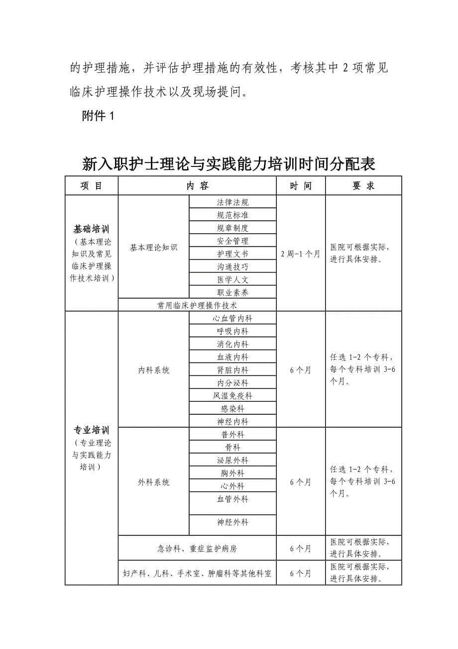 新护士规培大纲附件_第5页