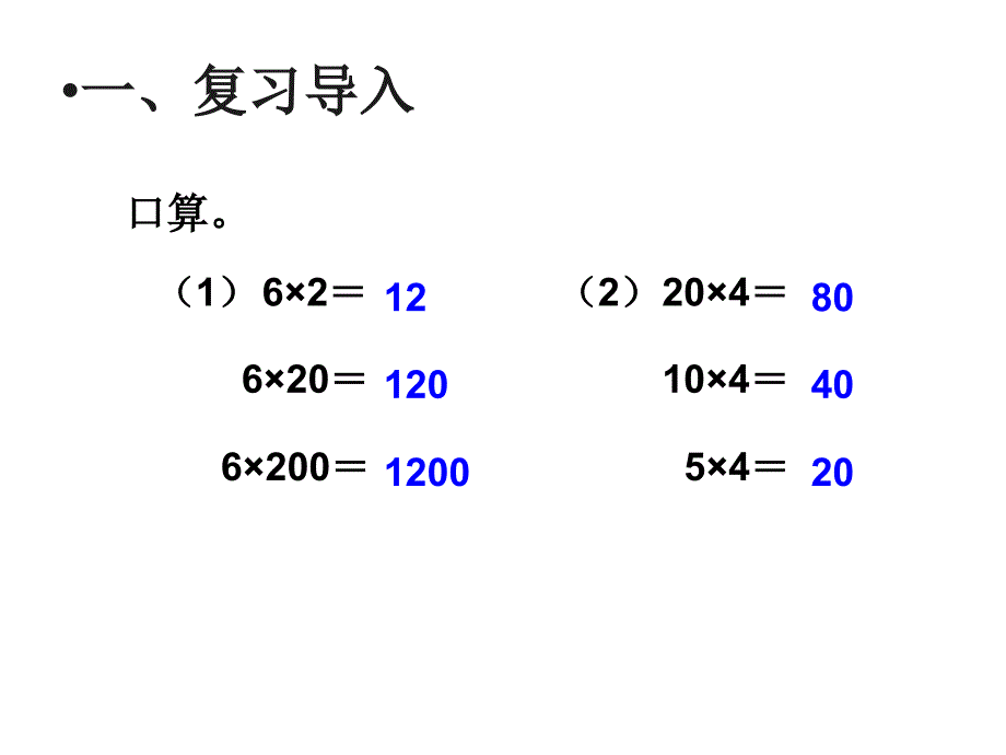 2015年9月四上人教版数学04单元积的变化规律_第2页