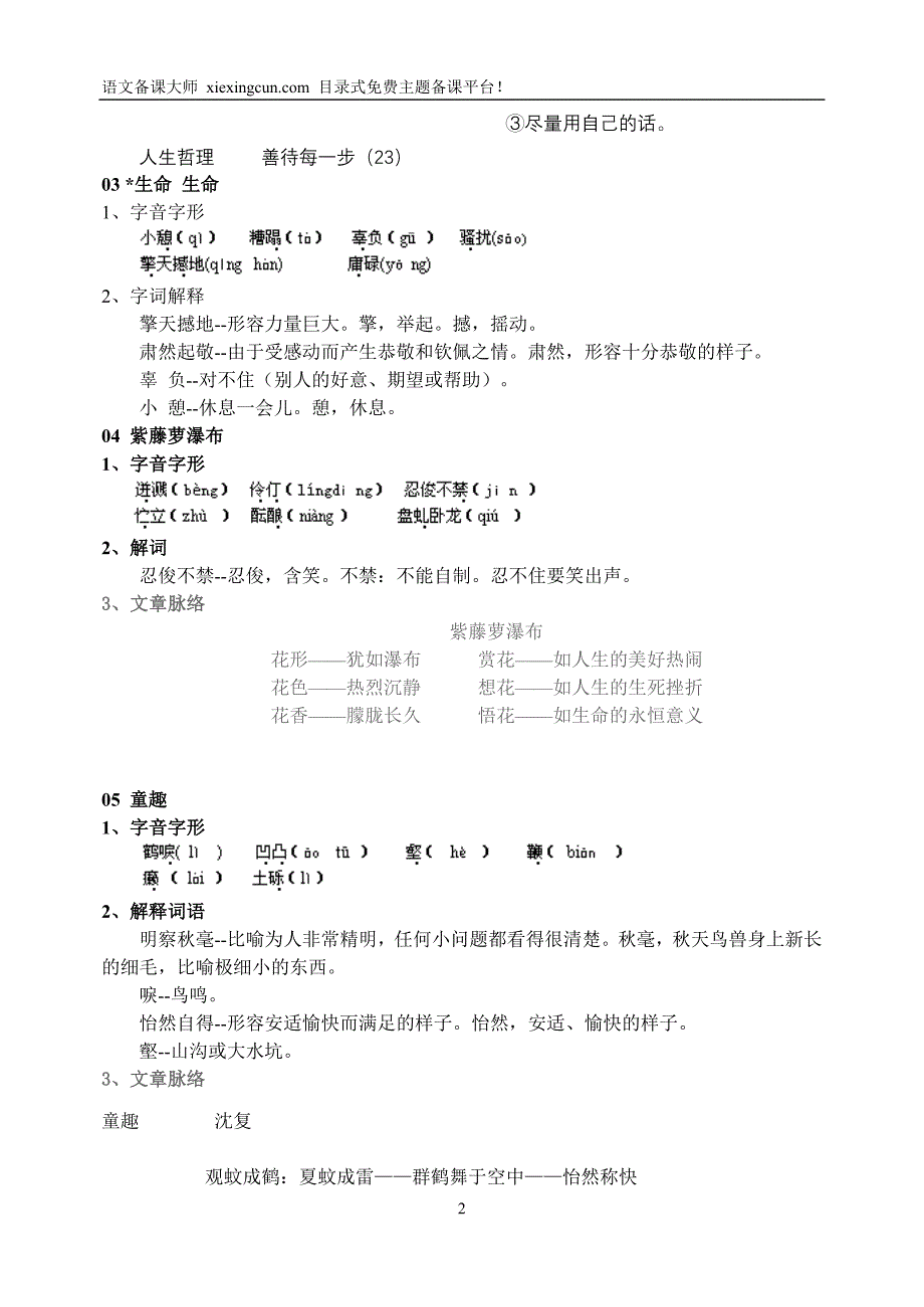 七年级语文复习课件_第2页