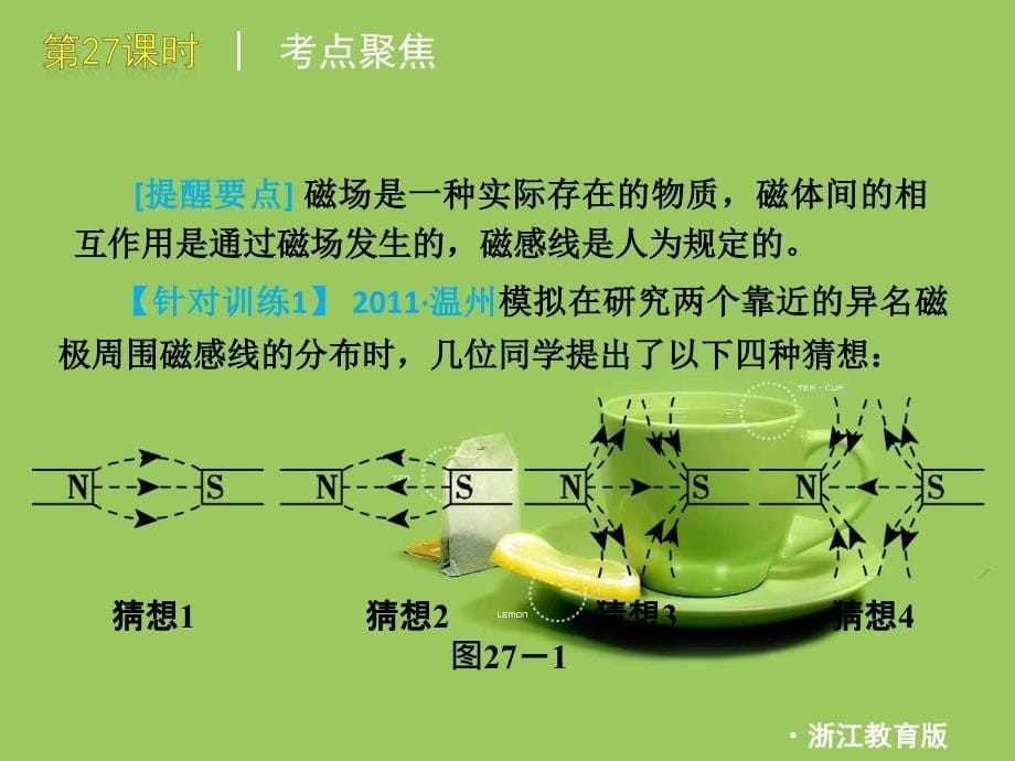 [中考]2012版中考一轮复习科学精品课件：第27课时 电和磁含2011中考新题浙教版九年级_第5页