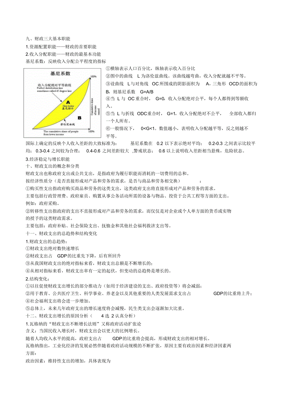 财政学复习重点_第3页