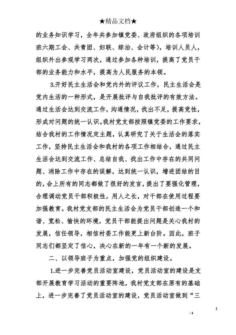 某年某某村党务工作总结_第2页