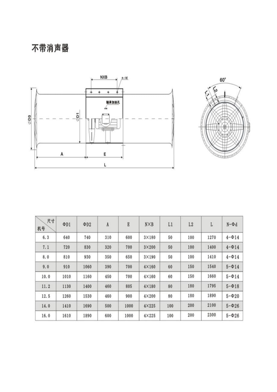 SDS系列射流风机性能参数及安装尺寸_第5页