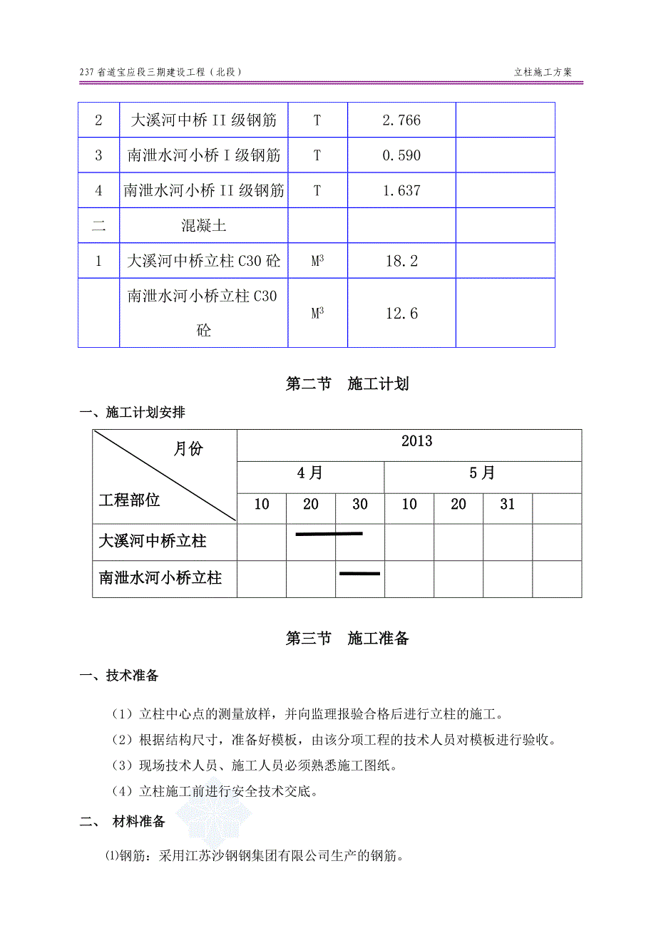 桥梁立柱施工方案_secret_第3页