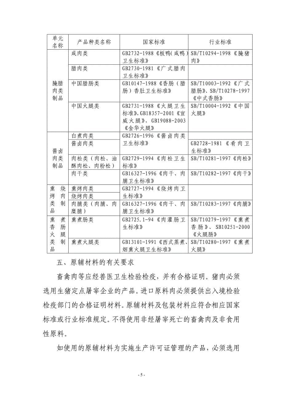 0401肉制品审查细则_第5页