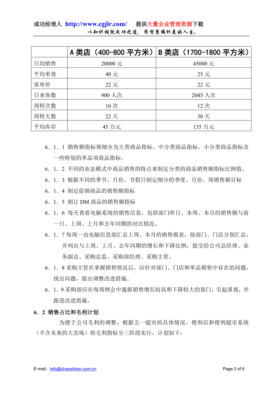 采购部考核指标_第2页