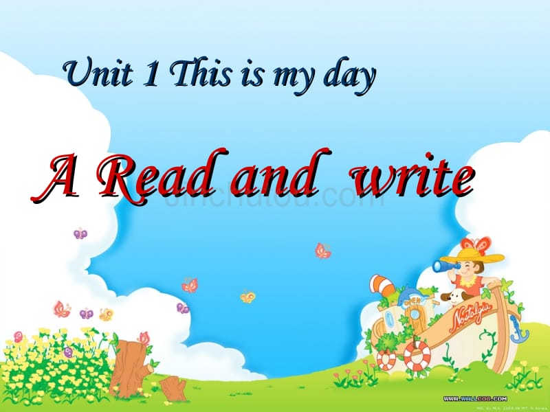 【优品课件】This is my day Read and write_第1页