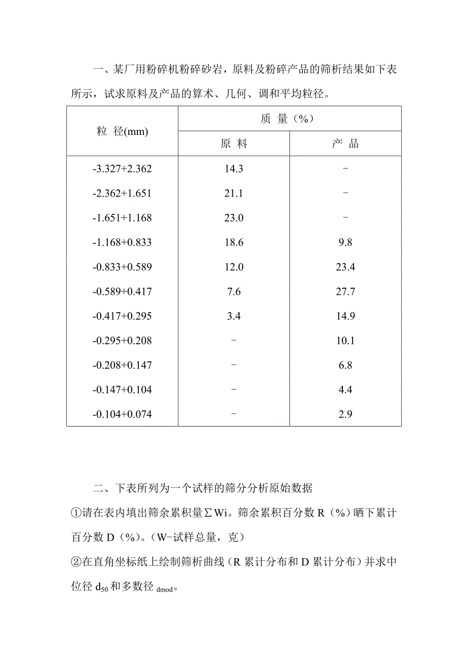 粉体科学与工程习题集_第2页