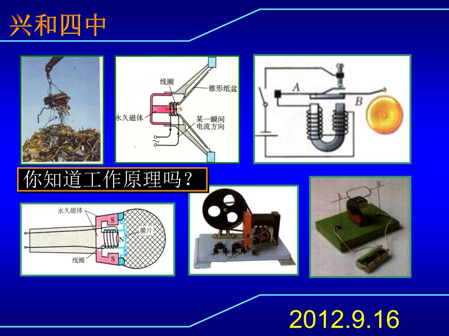 初中物理中考复习电与磁复习课课件(人教版九年级)_第2页