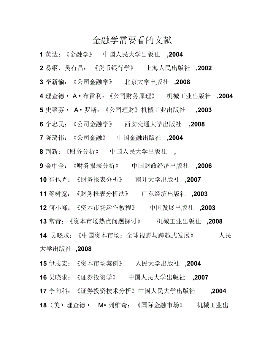 金融学需要看的文献_第1页