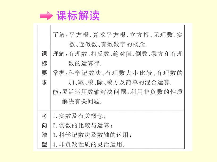 初中数学中考复习 实数课件_第2页