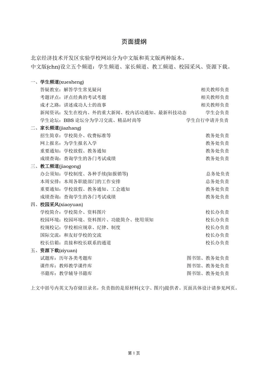 北京经济技术开发区实验学校网站设计简_第2页