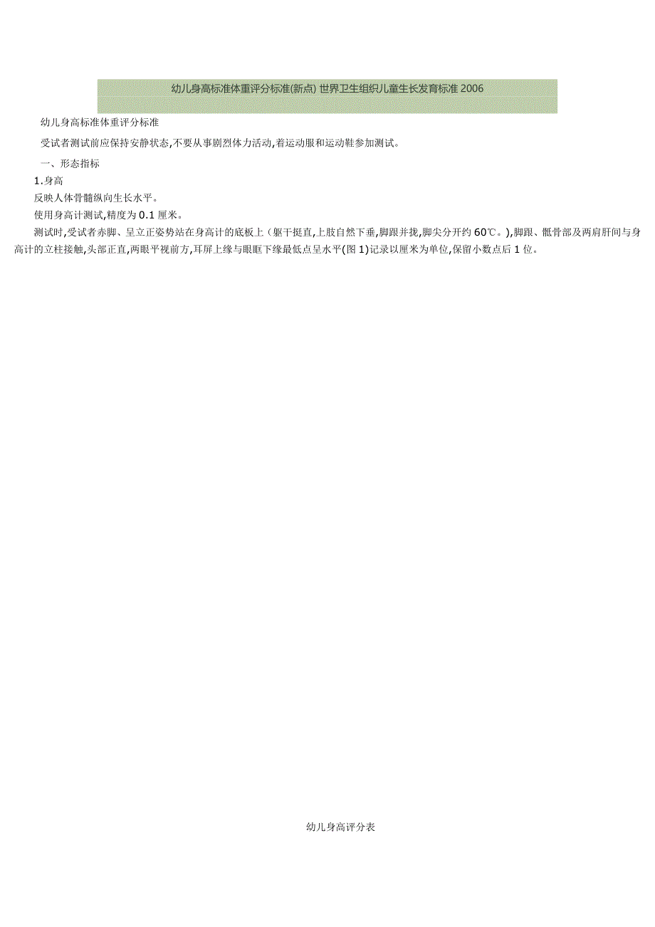 幼儿身高标准体重评分标准_第1页