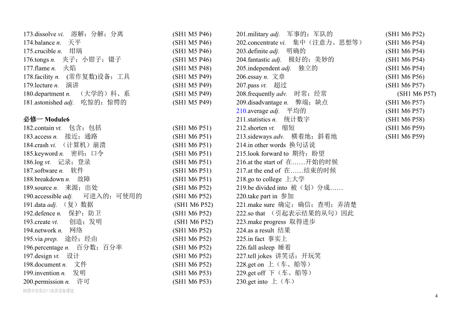 必修一module1_第4页