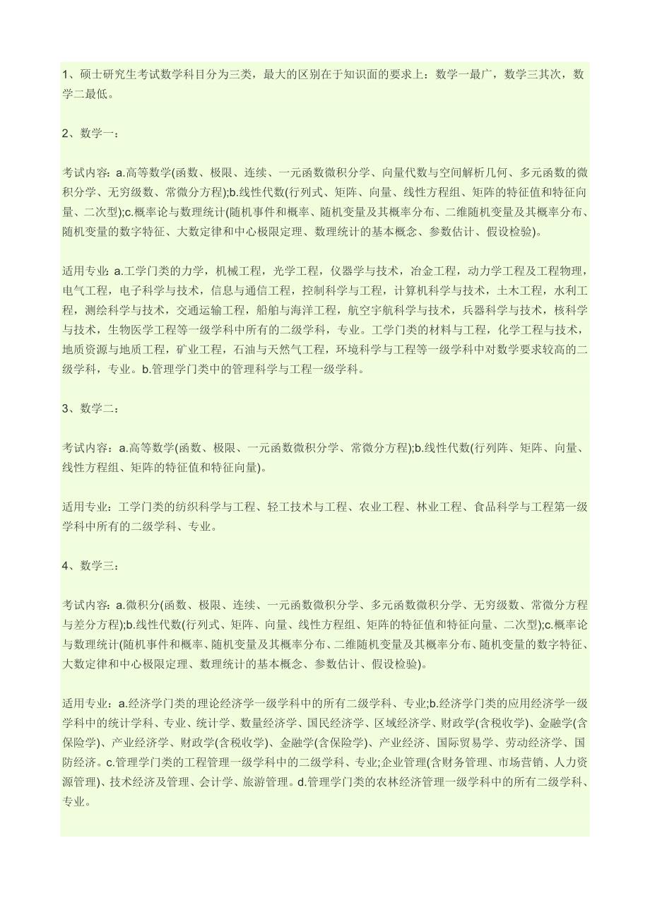 考研数学一二三区别_第1页