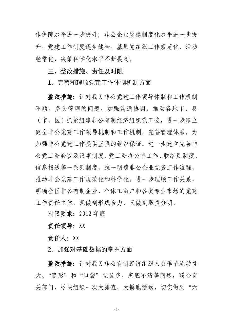 非公有制企业基层组织建设年整改提高工作方案_第5页