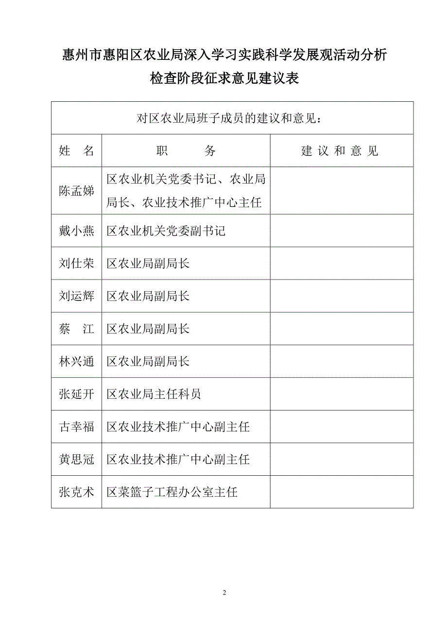 惠州市惠阳区农业局深入学习实践科学发展观活动分析检查阶_第2页