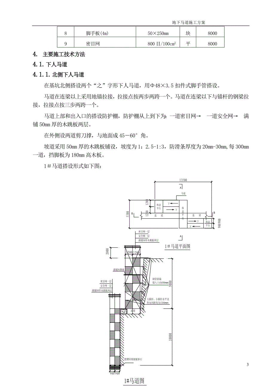 马道施工方案 获得优秀安全施工方案提名_第4页