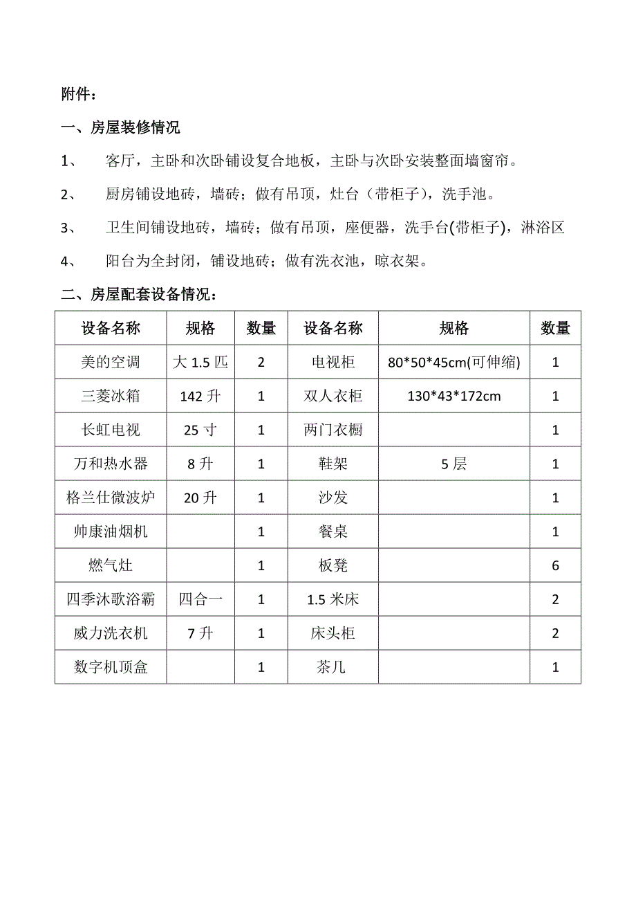 租房协议(空白)_第4页