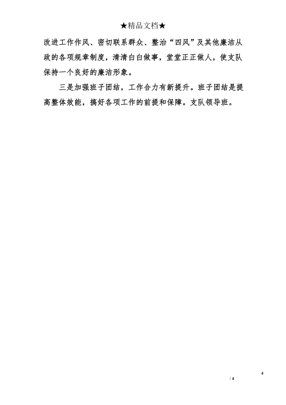 质监稽查支队班子述职述廉报告_第4页