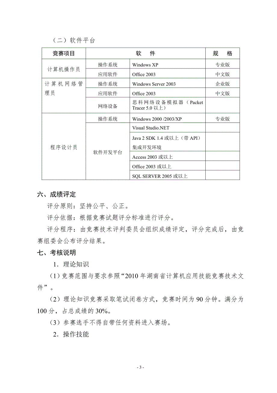 计算机应用职业技能竞赛_第3页