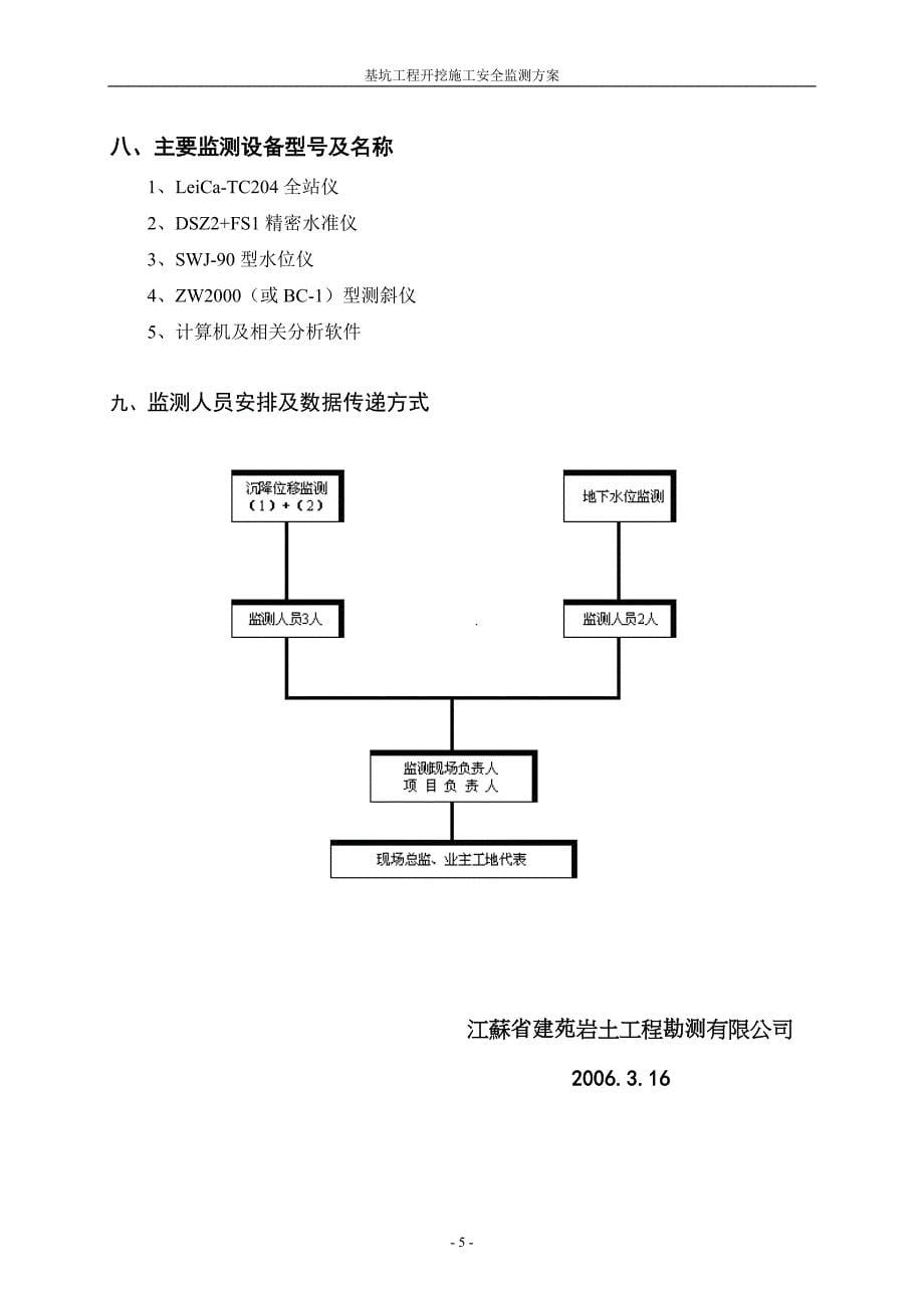 常熟大酒店基坑监测方案_第5页