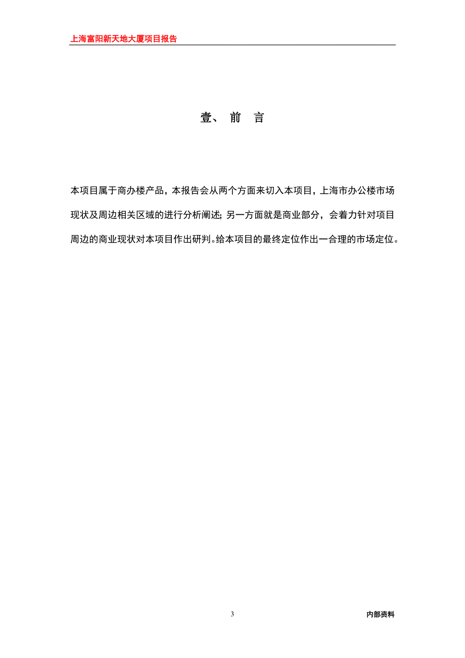 上海富阳新天地大厦项目报告_第3页
