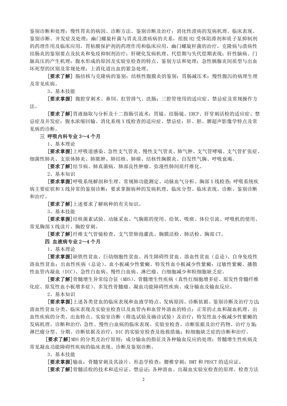 住院医师规培1-3年细则_第2页