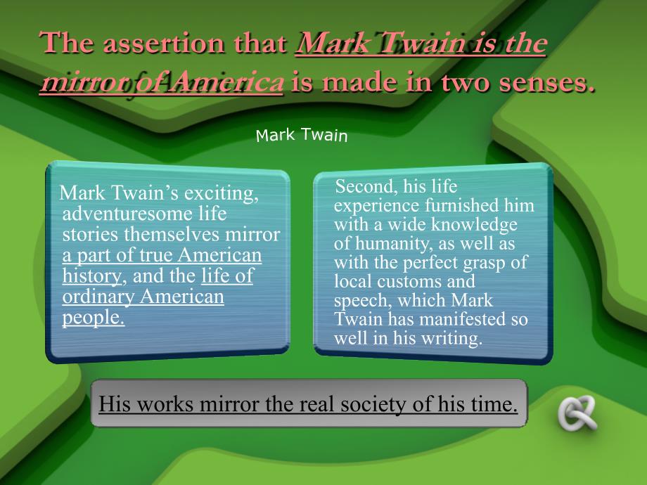 Mark Twain-the mirror of America第一部分课文讲解_第4页