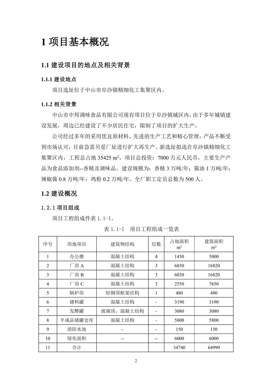 中山市中邦调味食品有限公司建设项目_第2页