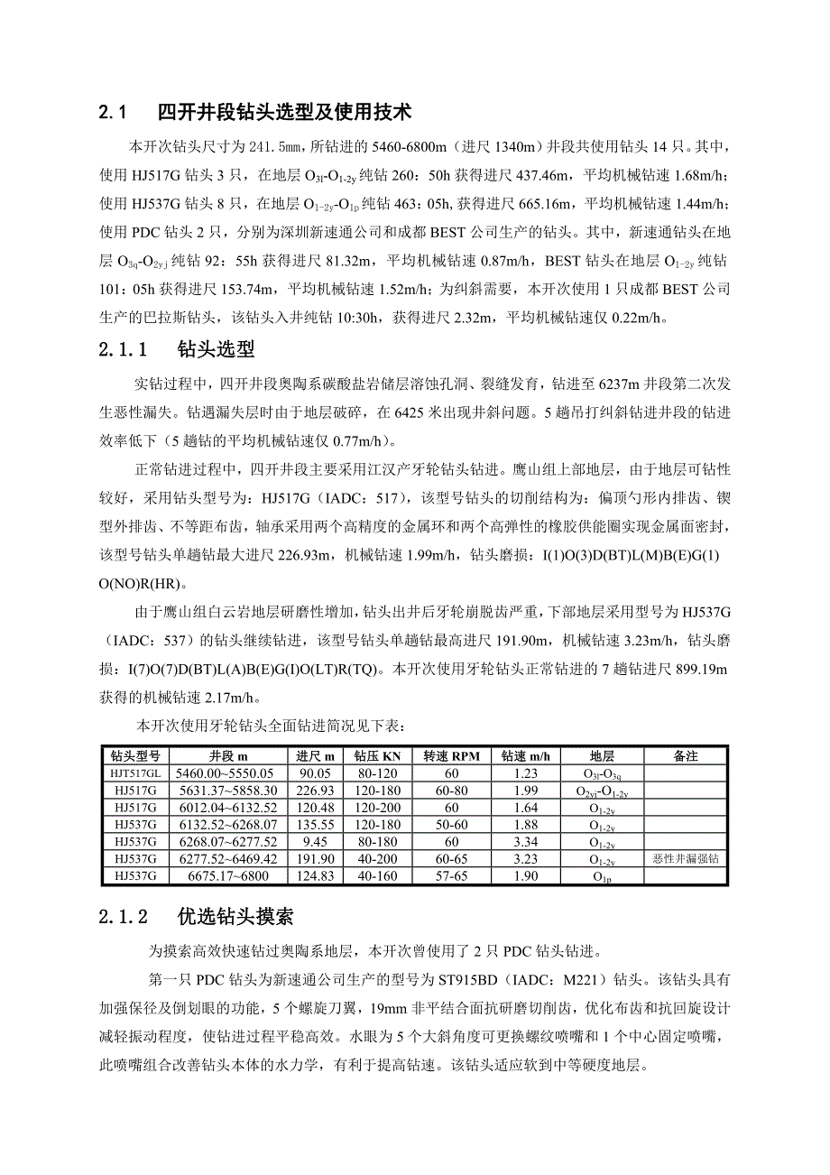 超深井钻头选型与使用技术_第2页