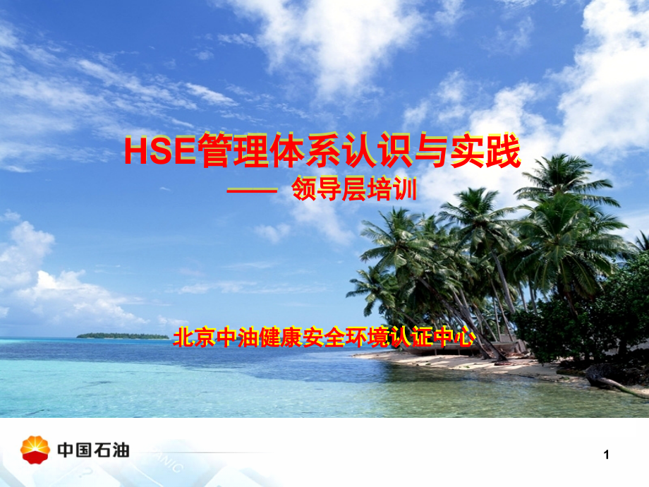 HSE管理体系认识与实践-领导层培训_第1页