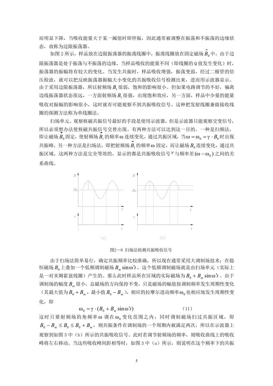 实验十核磁共振的稳定吸收-电气工程学院_第5页