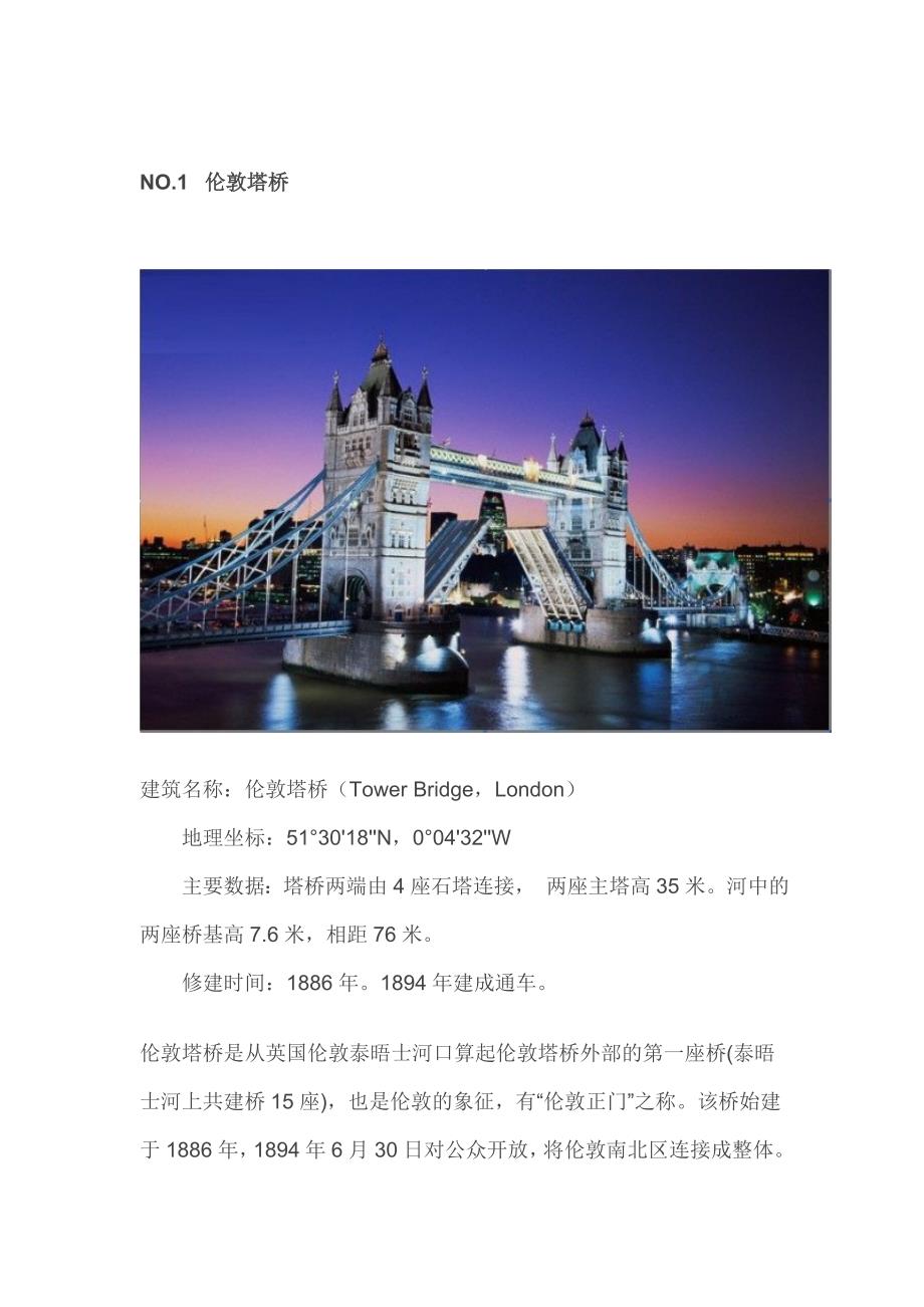 世界十大著名桥梁简介_第1页