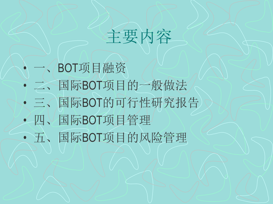 核工业部22公司-BOT项目融资及BOT项目管理_第2页