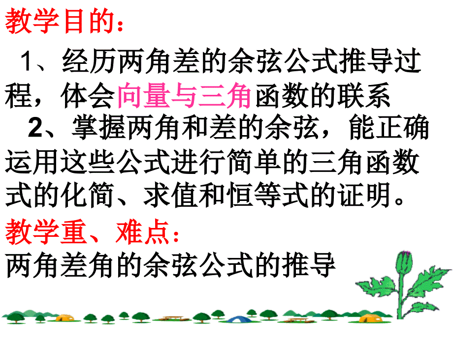 高一数学《两角和与差的三角函数》ppt课件_第2页