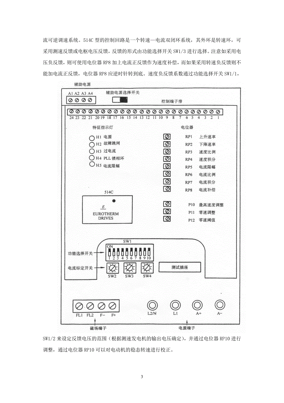 欧陆514c直流调速控制实验_第3页