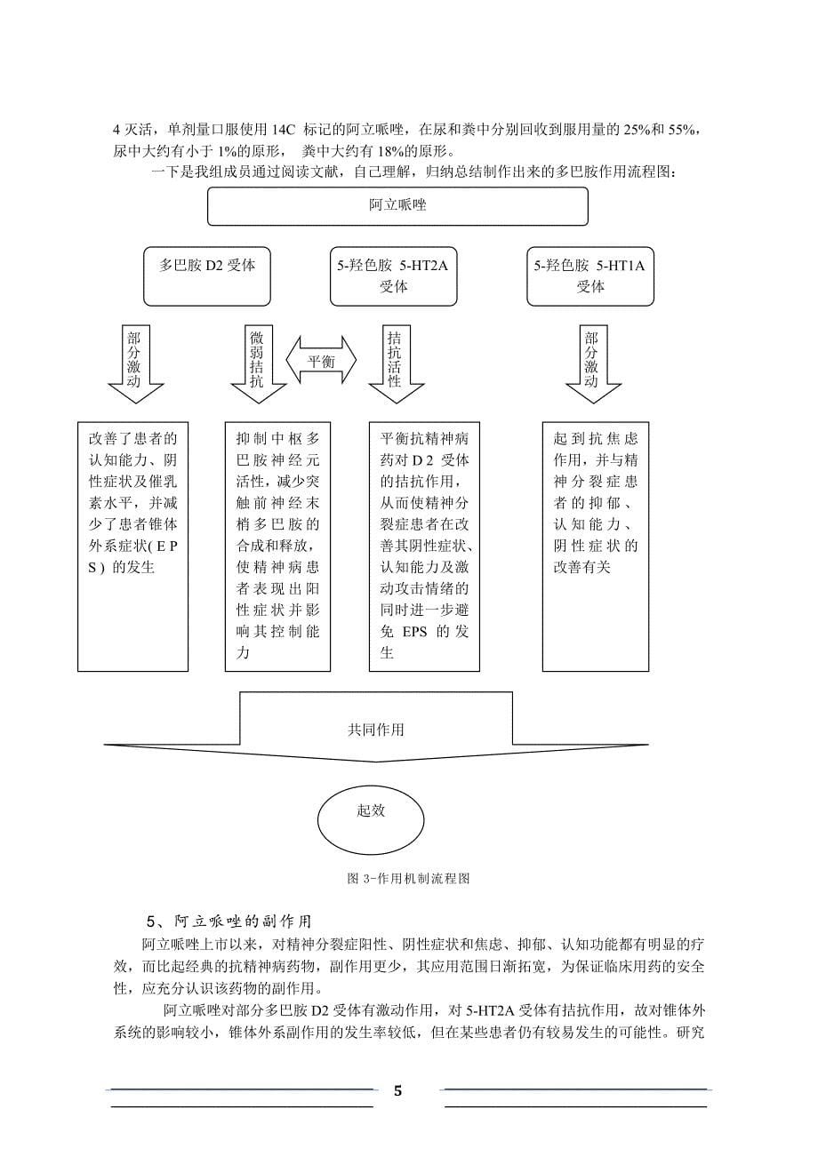 精神病药物阿立哌唑的作用机理_第5页