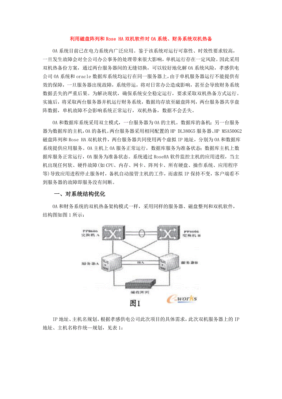 磁盘阵列和rose ha_第1页